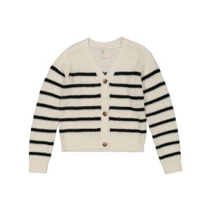 Older Girl Stripe Cardigan