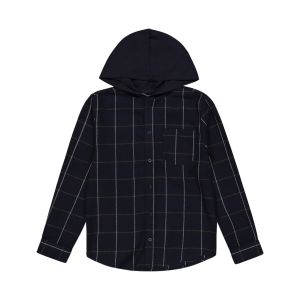 Younger Boys Hooded Shirt