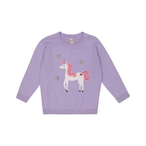 Younger Girl Printed Knit Pullover