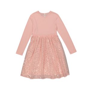 Older Girl Sequin Rib Dress