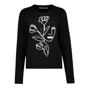Real Flower Fleece Top