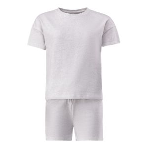 Textured Pajama Set