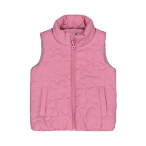Younger Girl Flower Quilted Puffer Jacket