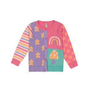 Younger Girl Patchwork Cardigan
