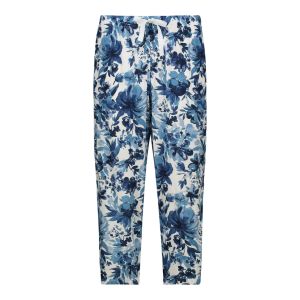 Printed Viscose Cropped Pants