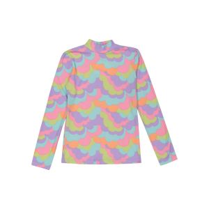 Younger Girl Printed Poloneck