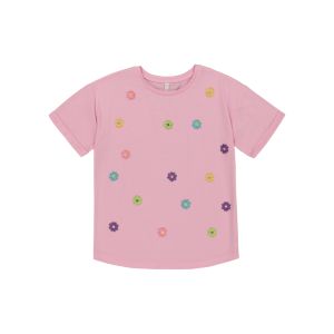 Older Girl 3D Flower Tee