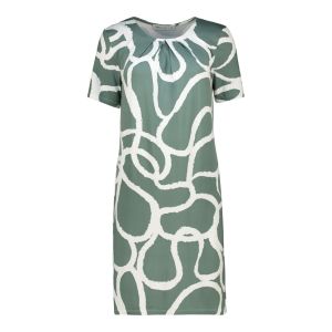 Short Sleeve Printed Tunic Dress
