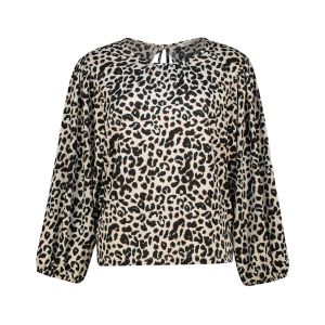 Long Sleeve Printed Knit Top