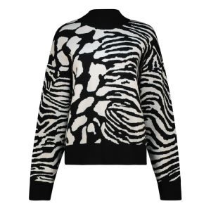 Animal Jacquard Sweater
