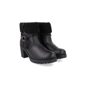 Borg Cuff Heeled Boots