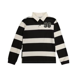 Older Boy Striped Golfer