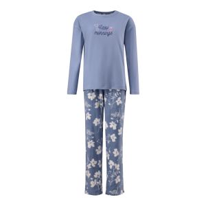 Womens Printed Fleece Pajama Set