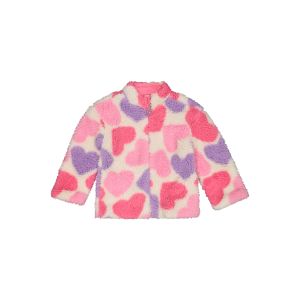 Younger Girl Heart Fleece Jacket