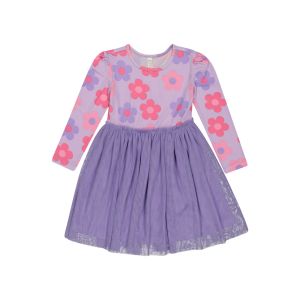 Younger Girl Flower Mesh Dress