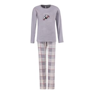 Coral Panda Fleece Pajama Set