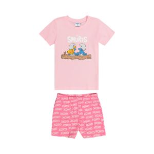 Younger Girls Smurfs Pajama Set