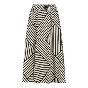 Printed Poplin Skirt