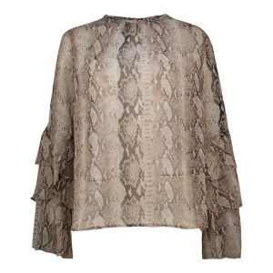 Ruffle Sleeve Blouse