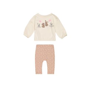 Baby Girl Bunny Embroidered Set