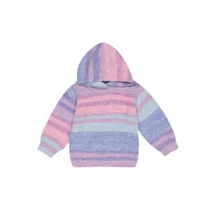 Younger Girl Stripe Knit Hoody