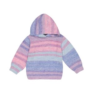 Older Girl Stripe Knit Hoody