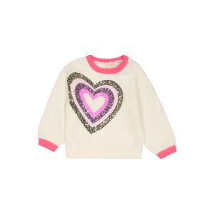 Younger Girl Sequin Heart Pullover