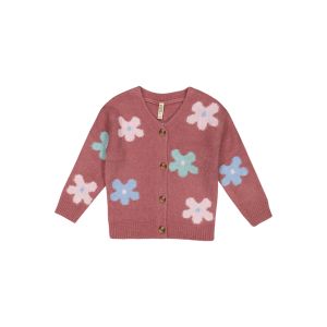 Younger Girl Flower Cardigan
