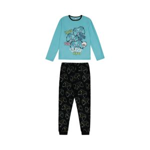 Older Boys Microfleece Pajama Set