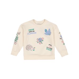 Younger Girl Printed Fleece Top