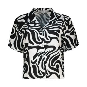 Real Print Crop Shirt