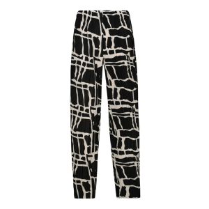 Real Print Plisse Pants