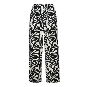 Real Print Straight Leg Pants