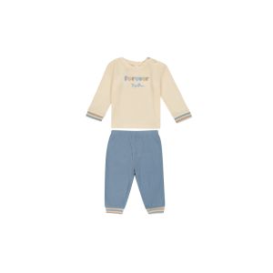 Baby Forever Together Waffle Pajama Set