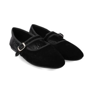 Velvet Mary Jane Pump