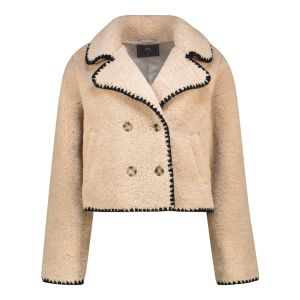 Real Saddle Stitch Crop Jacket