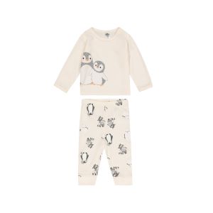 Baby Penguin Printed Cotton Pajama Set