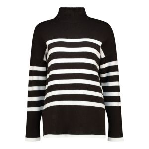 Real Poloneck Stripe Sweater
