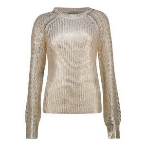Metallic Foil Sweater