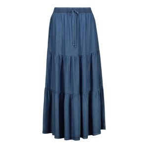 Real Denim Maxi Skirt