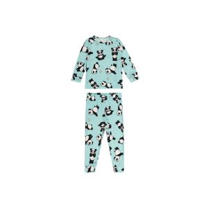 Younger Girl Panda Pajama Set