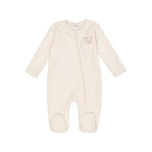 Baby Velour Sleepsuit
