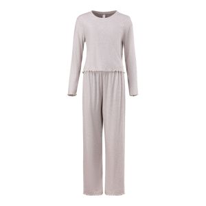 Ribbed Wide Leg Pajama Set