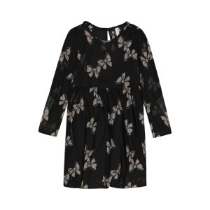 Older Girl Bow Mesh Dress