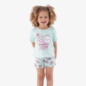 Younger Girl Cupcake Pajama Set