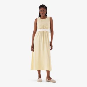 Real Waist Detail Maxi Dress