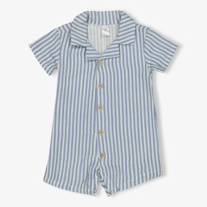 Baby Boy Woven Romper