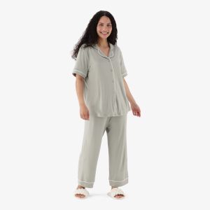 Real Cropped Pajama Set
