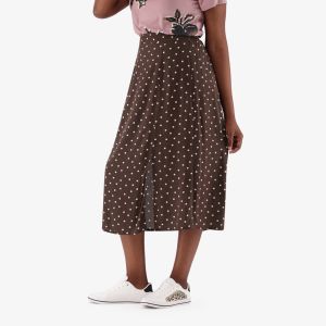 Real Printed Midi Skirt