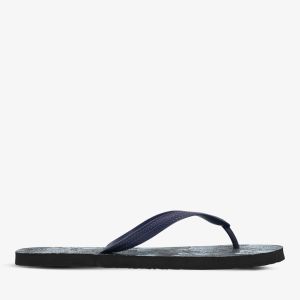 Mens Printed Flip Flops